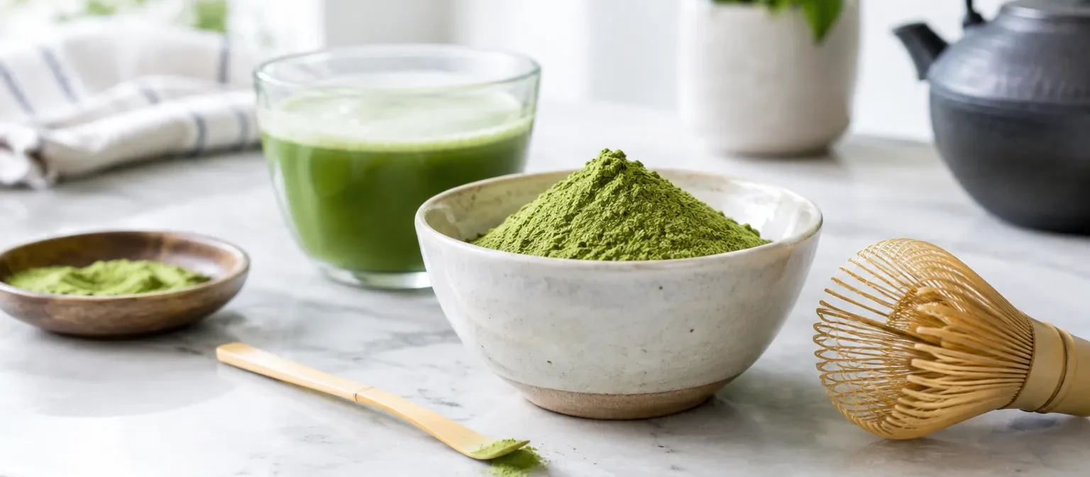 Matcha bowl and whisk