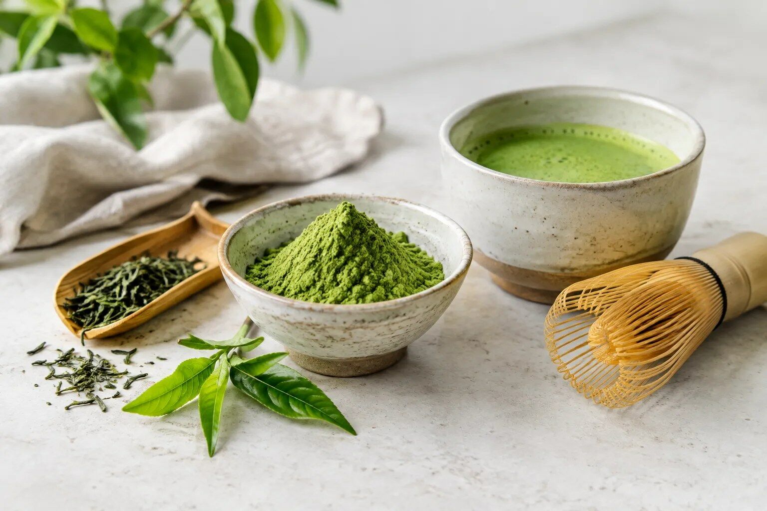 What Is Matcha Made Of? Leaves, Powder & Preparation