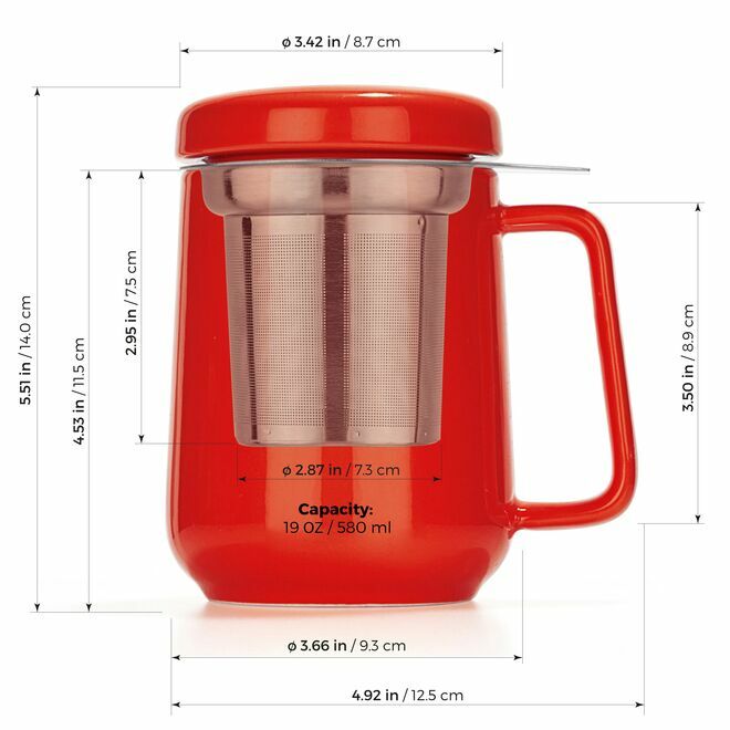 Peak Ceramic Cup Infuser 19oz