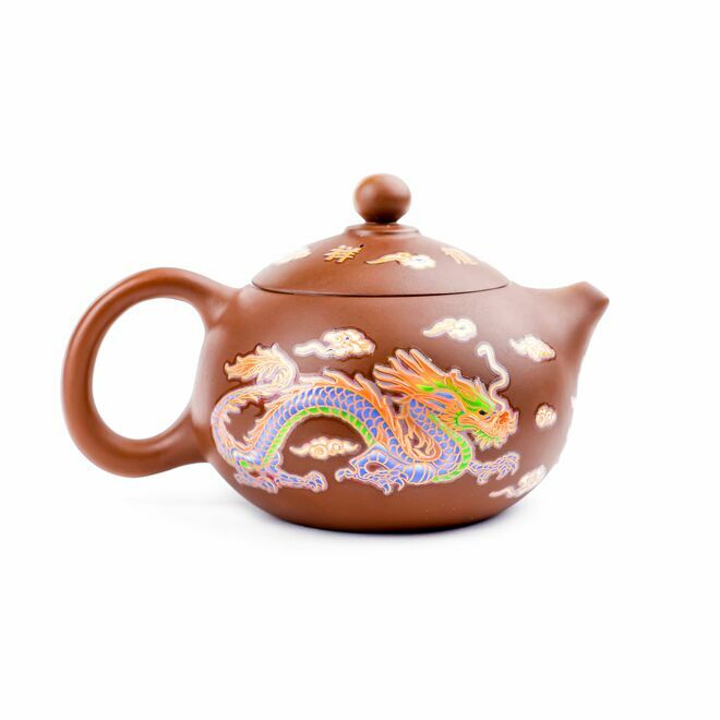 Color Changing Purple Clay Teapot 200ml