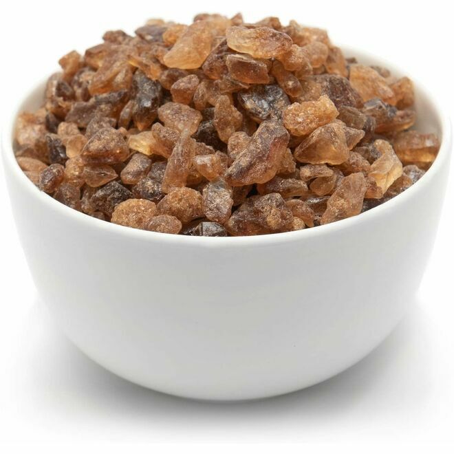 Amber Rock Sugar Crystals