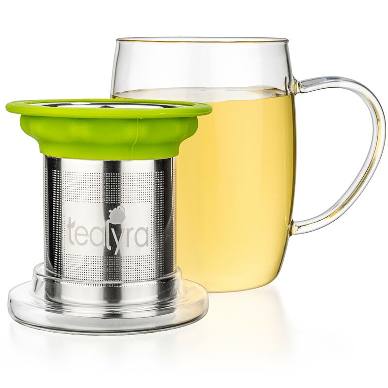 perfecTEA Glass Cup Infuser Tea Cups & Mugs Teaware